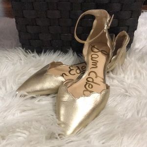 Sam Edelman Gold Flats